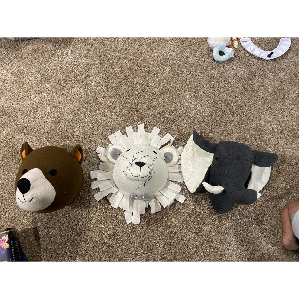 Wall Mount Stuffed Animals